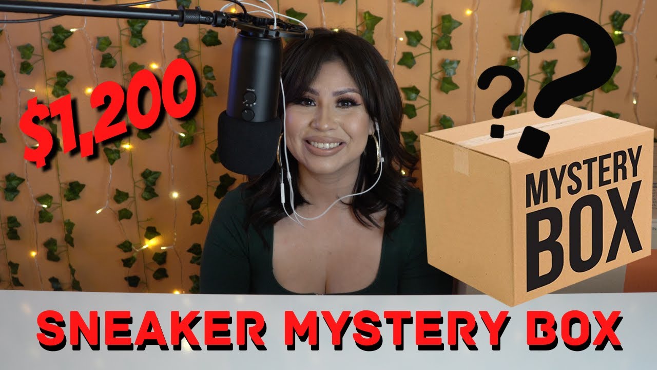 ASMR | I SPENT $1,200 ON THIS???? | SNEAKER MYSTERY BOX | TAPPING, SCRATCHING AND WHISPERING