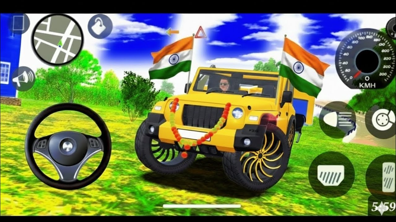 Modified Mahindra Thar😈Games:Indian🔥 Yellow Thar (Gadi Wala Games) Car Game Android Game - #2026