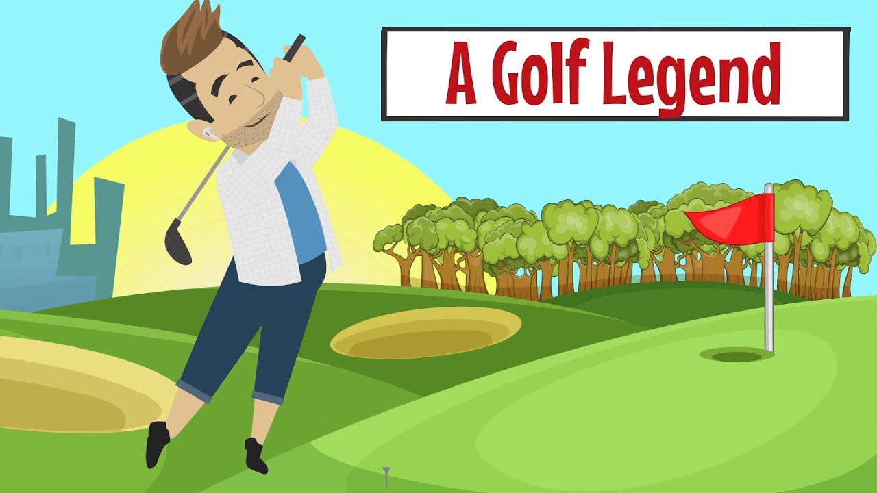 A Golf Legend - English Conversation Practice Easy To Speak English Fluently - Daily Conversation