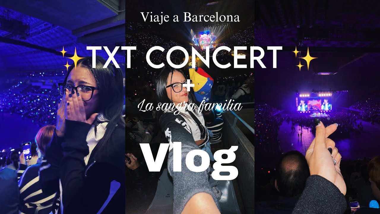 Viajé a Barcelona para ver a TXT 🎤💙
