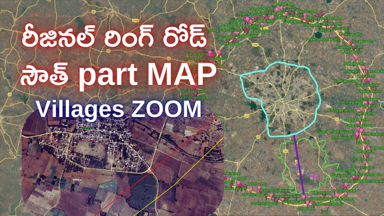 రీజినల్ రింగ్ రోడ్ / సౌత్ పోర్ట్ విలేజ్ ZOOM / #realestate #rrrroad #hyderabad #telangana #trending 