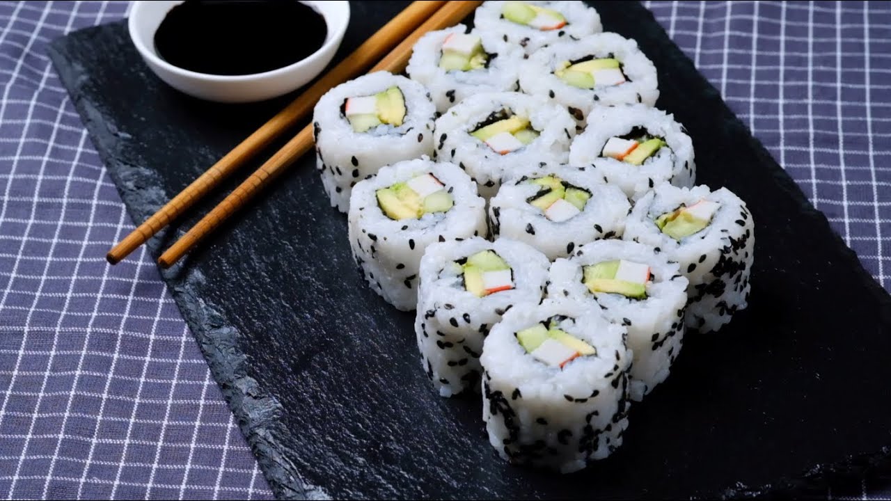 How To Make California Rolls At Home - Easy Sushi Recipe