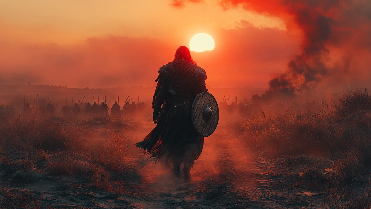 BLACK DUST – Viking March Through the Crimson Wasteland | Cinematic Viking Music & Dark Dunes ⚔️