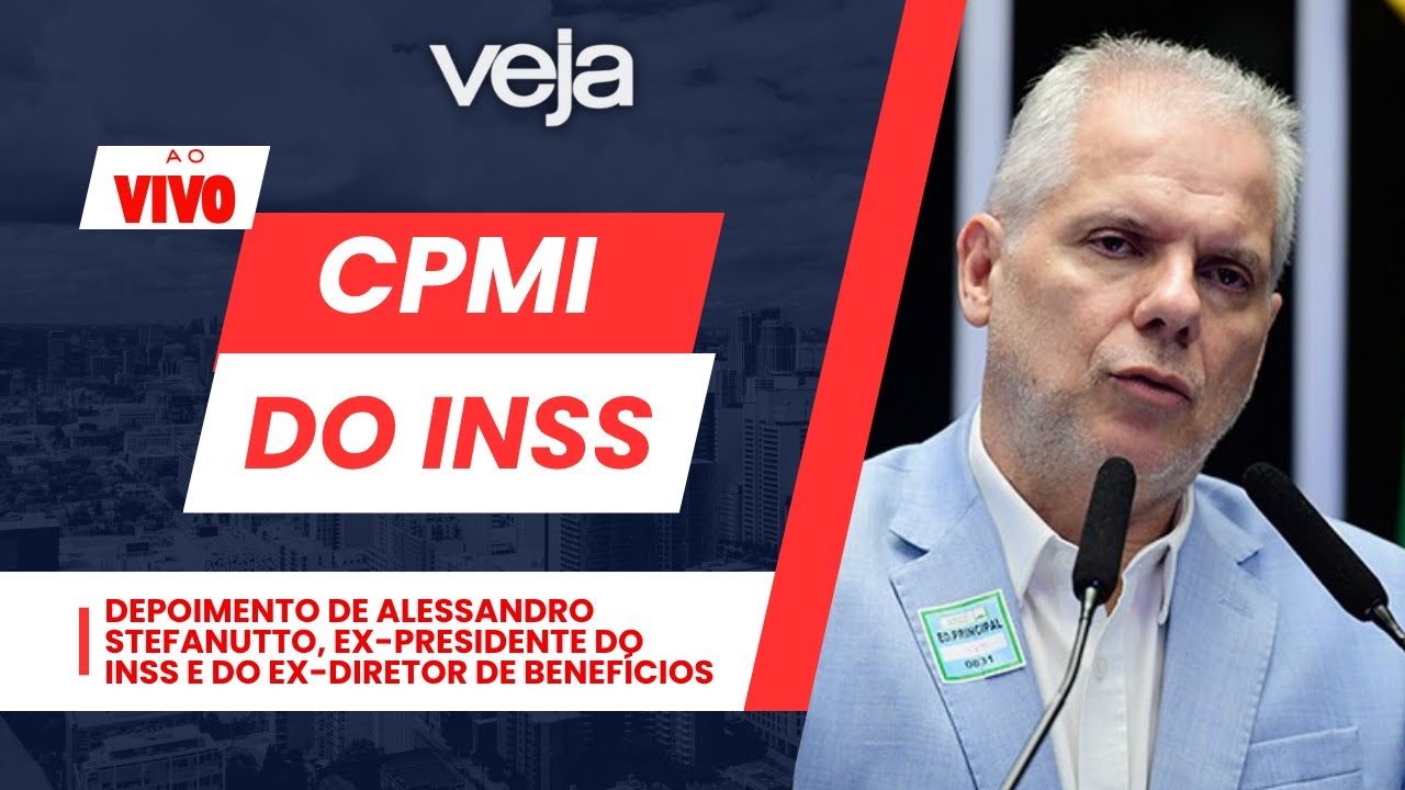AO VIVO: Alessandro Stefanutto, ex-presidente do INSS depõe à CPMI sobre fraudes em aposentadorias