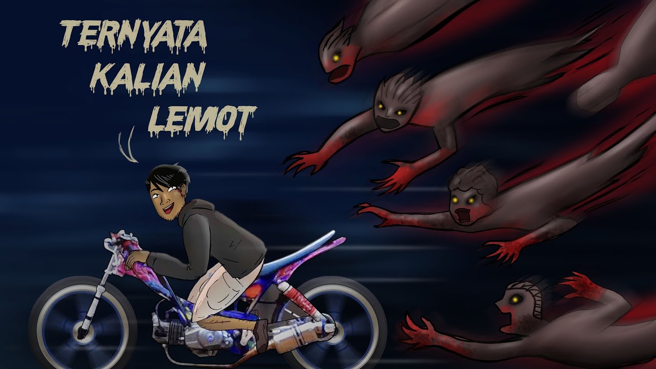 Budi si Raja Trek Trekan - Setan pun tak mampu mengejarnya #HORORMISTERI | Animasi Hantu Horror