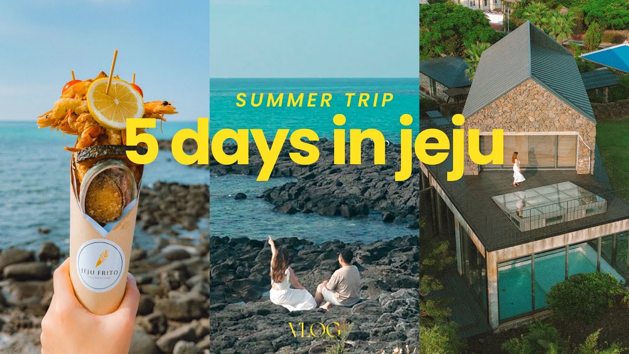 5-day jeju summer itinerary (+3 luxury stays by stayfolio) | aesthetic cafes, dining, road trip
