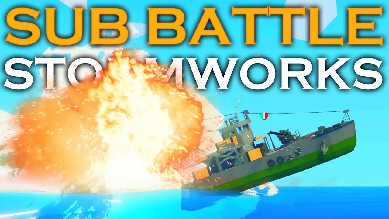 SUBMARINE BATTLE! | Stormworks: Build and Rescue | Multiplayer