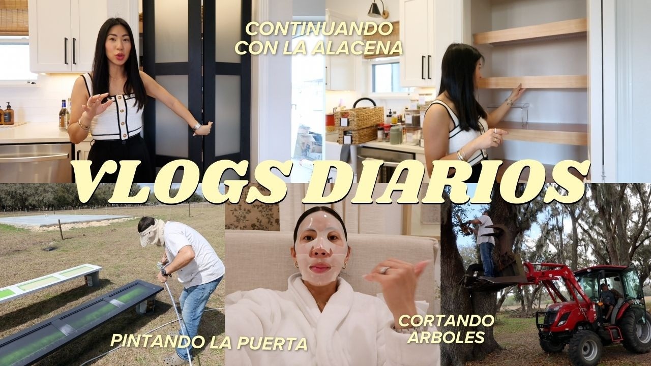 Terminando La Alacena.. Un Cambio Total 🫶🏼 + Un Gran Día Para Mi Esposo + Podando Árboles