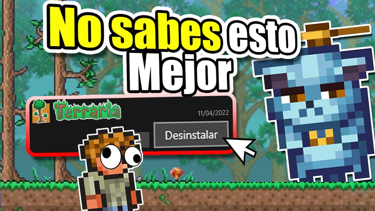 SI NO SABES ESTO EN TERRARIA ERES UNA BURLA 😹👈 Y MEJOR DESINSTALA