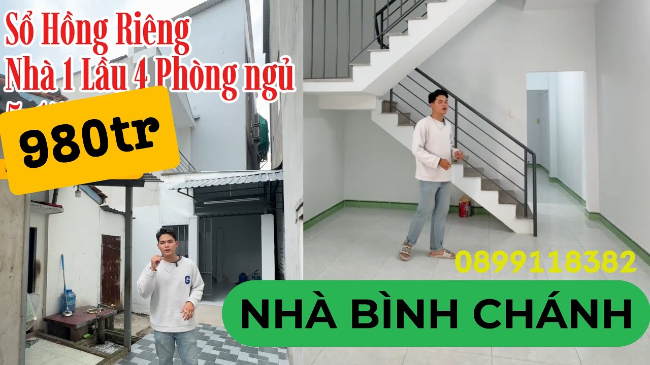 Nhà Bình Chánh giá hơn 900trieu - 88m2 - Pháp Lý Đầy Đủ 📱0899118382 #nhadep #nha780tr #batdongsan 