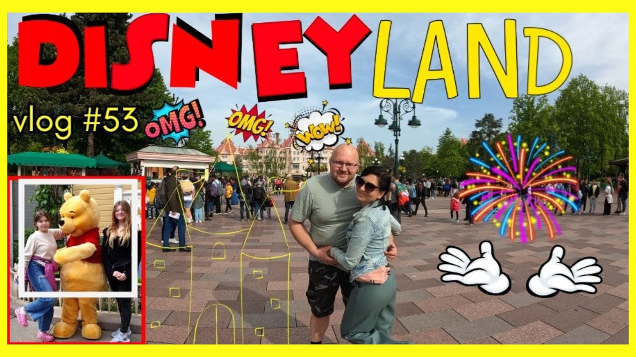 DISNEYLAND Francja pierwsza część przygód w jednym z najsłynniejszych parków rozrywki ŚWIAT DISNEY!