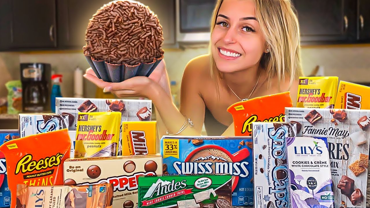 FIZ UM BRIGADEIRO COM TODOS OS CHOCOLATES DOS ESTADOS UNIDOS!!