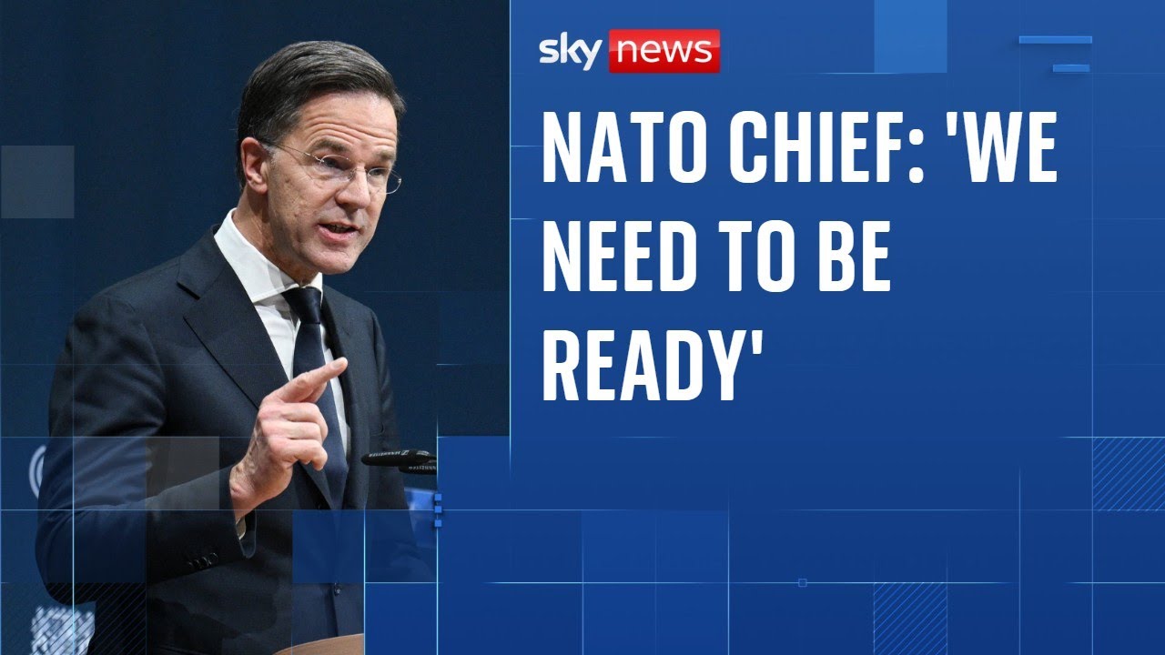 NATO chief warns members 'to be ready' for war with Russia