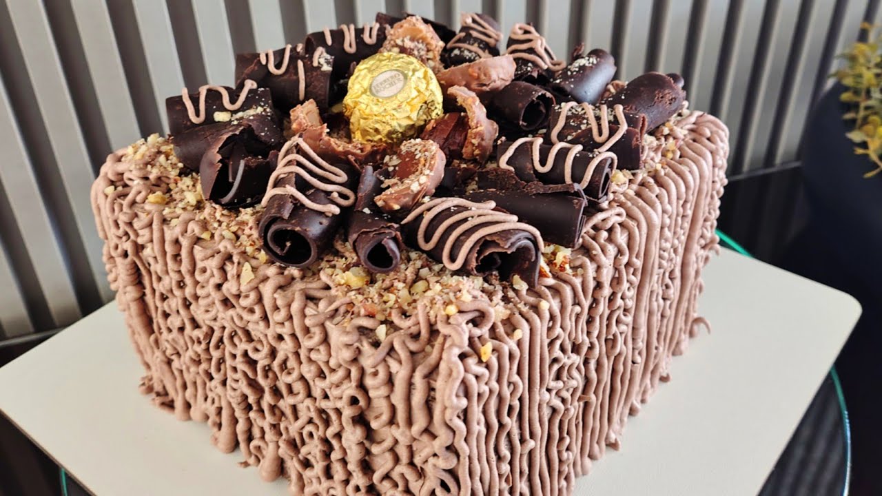 BOLO de FESTA do ZERO: TRUFADO FERRERO ROCHER| Mais Vendido nas DOCERIAS FAMOSAS para 25 PESSOAS