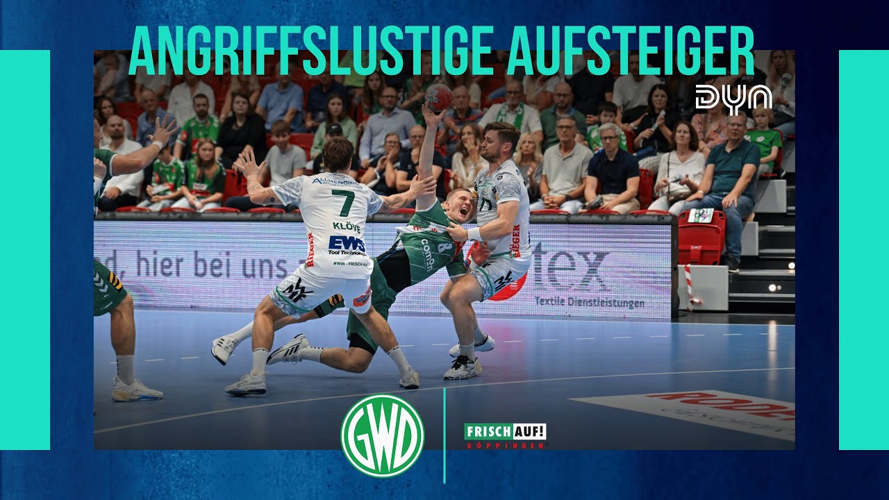 Highlights: GWD Minden - FRISCH AUF! Göppingen  (Saison 2025/26) Dyn Handball | DAIKIN HBL