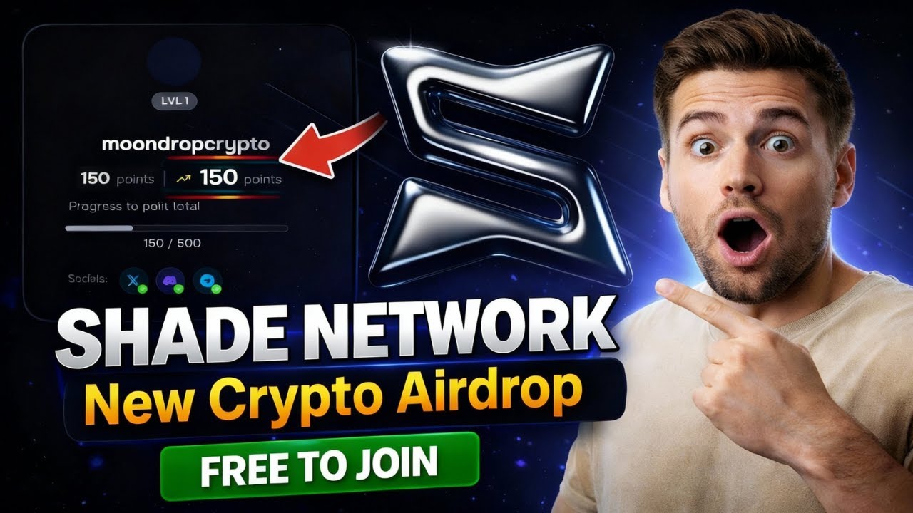 Shade Network Airdrop | 100% Free to Join | New Crypto Airdrop
