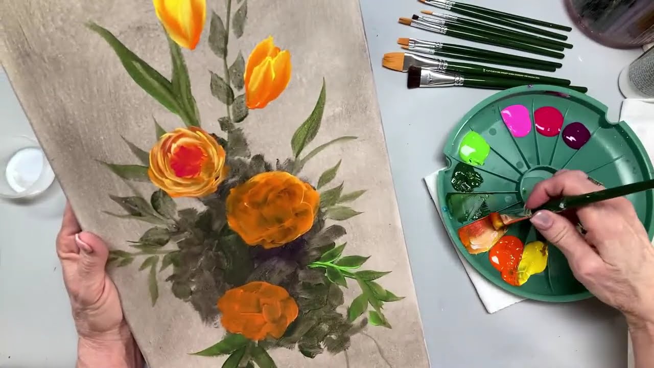 Learn to Paint One Stroke: Live With Donna - Fall Flowers | Donna Dewberry 2025