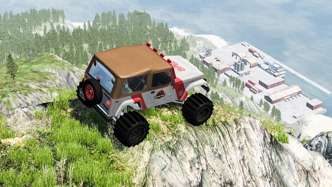 Off Road Crashes & Rollovers #6 - BeamNG DRIVE