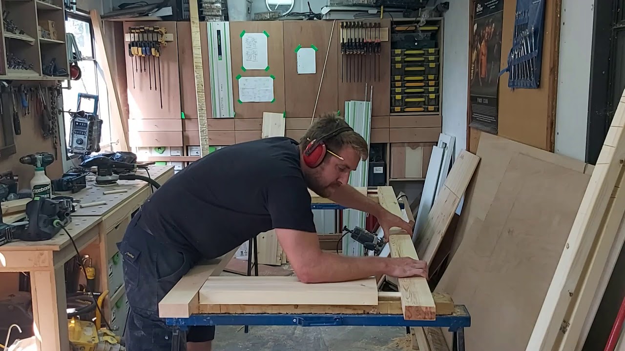 Making an insulated pantry door
