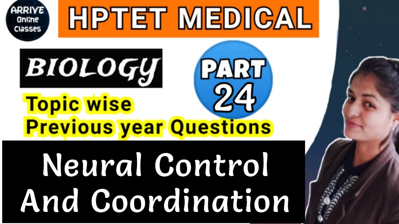 Part 24 | Human Brain | Neural Control || Biology HPTET Preparation | HPTET Medical Previous Year Qs