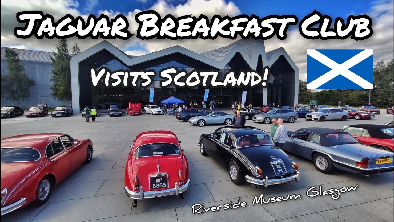 Jaguar Breakfast Club - Riverside Museum Glasgow