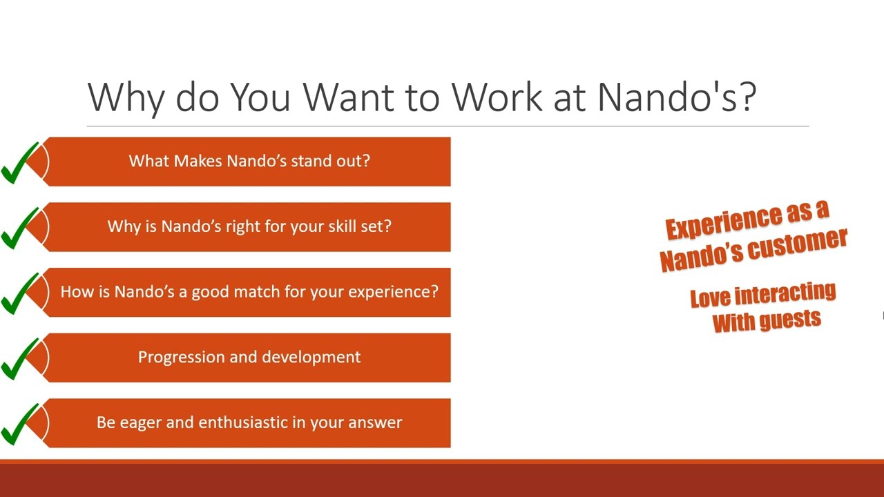 Most Asked Nando's Interview Questions and Answers (What You Need to Know to Get Hired at Nando's)