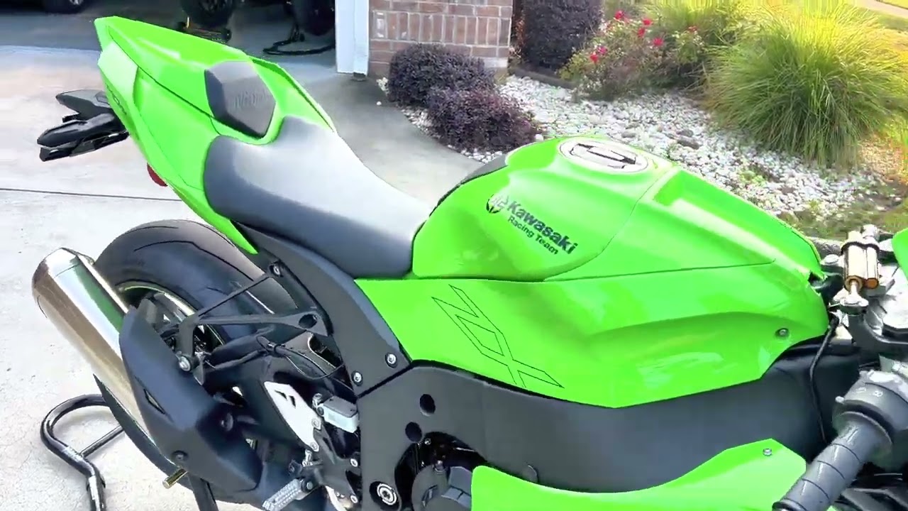 Unleashing the Beast: Stock 2023 Kawasaki ZX-10RR Revealed! A Performance Powerhouse Before Mods