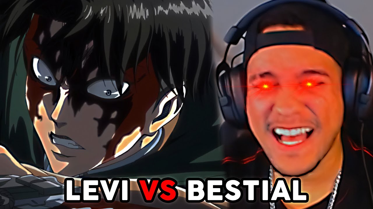 Levi vs Bestial é a luta MAIS ÉPICA de anime