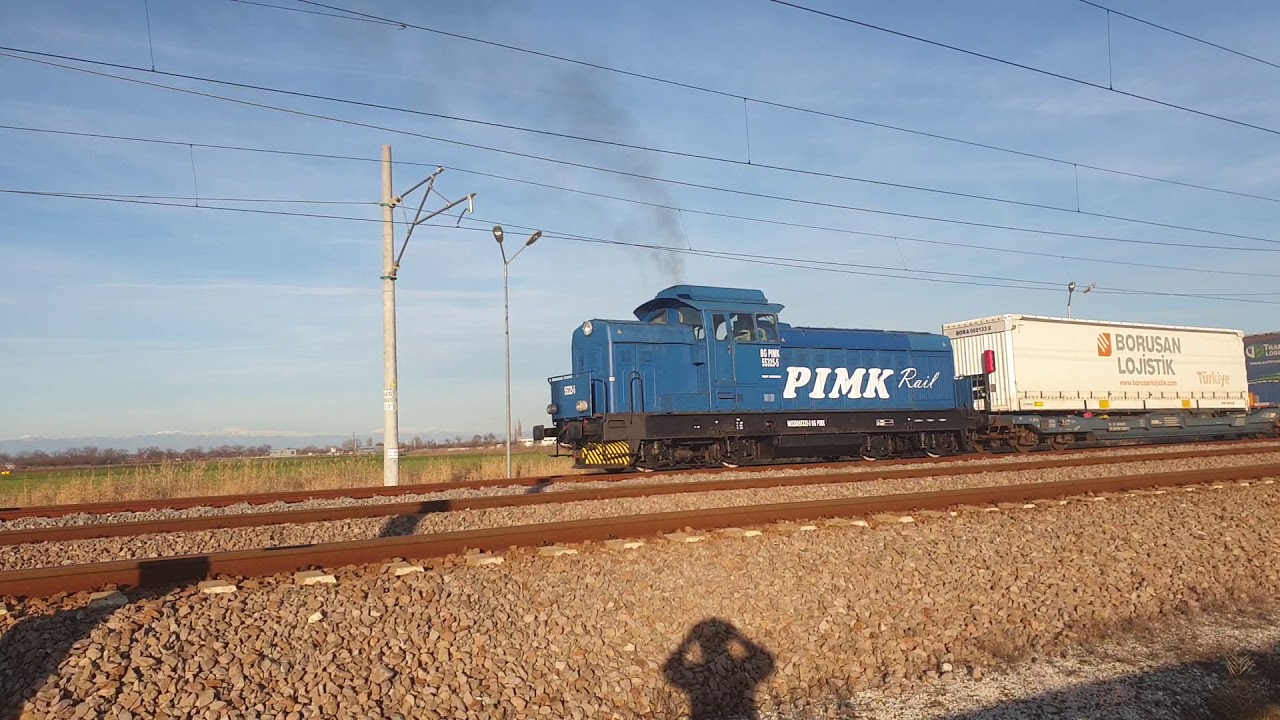 Маневри на гара Тодор Каблешков с 55 серия на PIMK RAIL