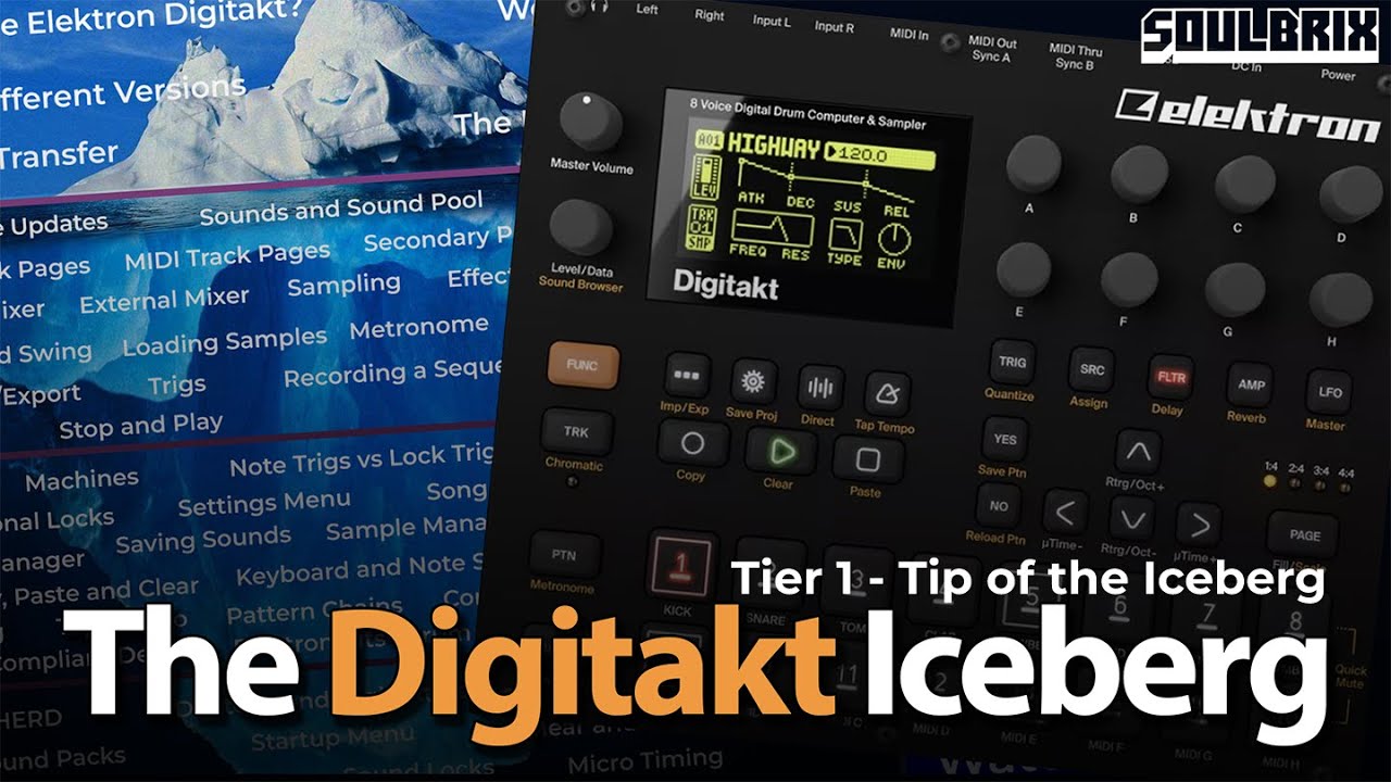 Айсберг Elektron Digitakt | Уровень 1 — Вершина айсберга