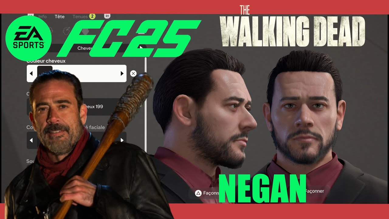 EA FC 25 - Create NEGAN- The Walking Dead (Face Creation)