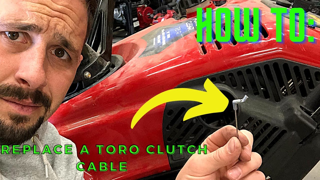 Как заменить трос сцепления на снегоочистителе Toro 721 E
