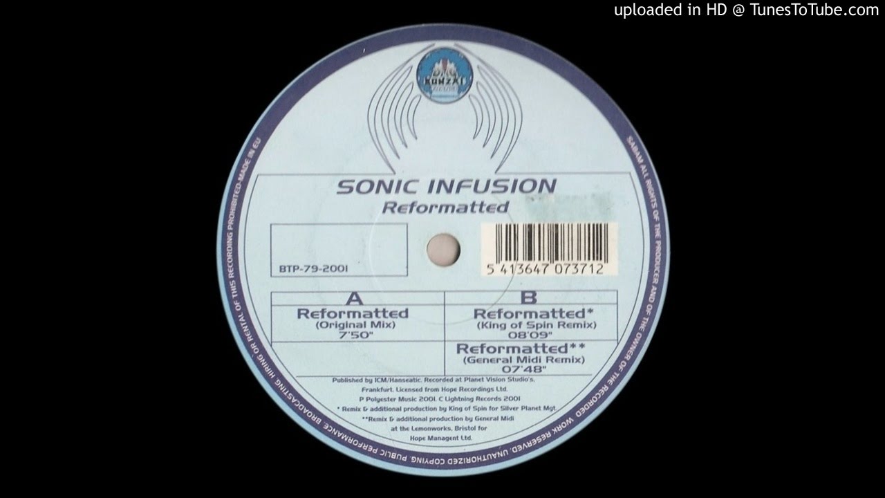 Sonic Infusion - Reformatted