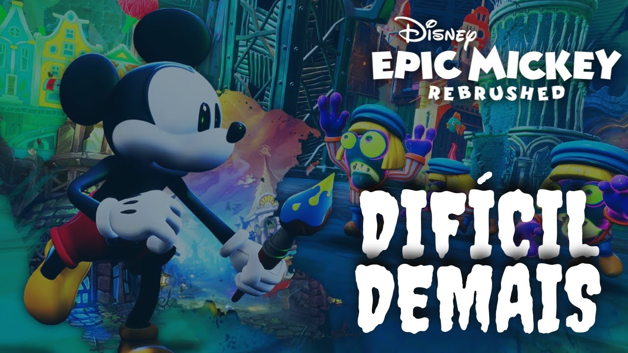 ESSA FASE QUASE ME FEZ DESISTIR 😱 | Epic Mickey Rebrushed PS5