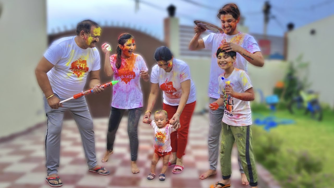 HUMNE TIME SE PEHLE HOLI KYU CELEBRATE KI?? 😢 | Khushi Punjaban | Vivek Choudhary