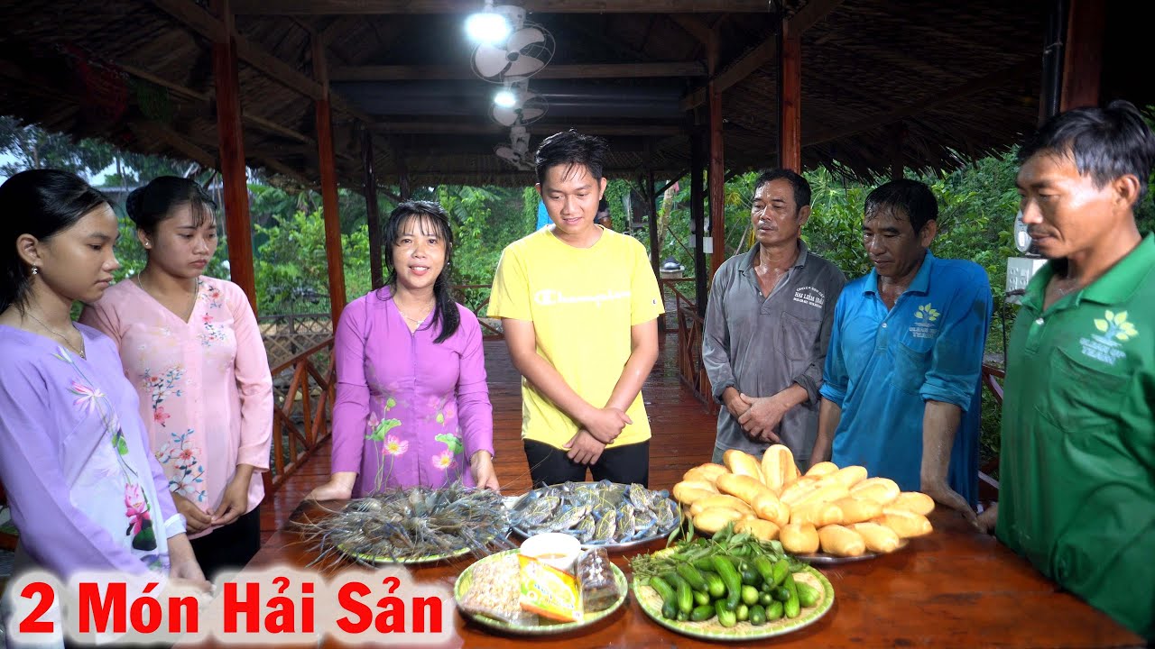 Ho&agrave;n Th&agrave;nh Căn Ch&ograve;i v&agrave; Ăn Mừng 2 M&oacute;n Hải Sản Tươi Ngon với Sự Xuất Hiện của Anh Minh từ Nhật trở Về