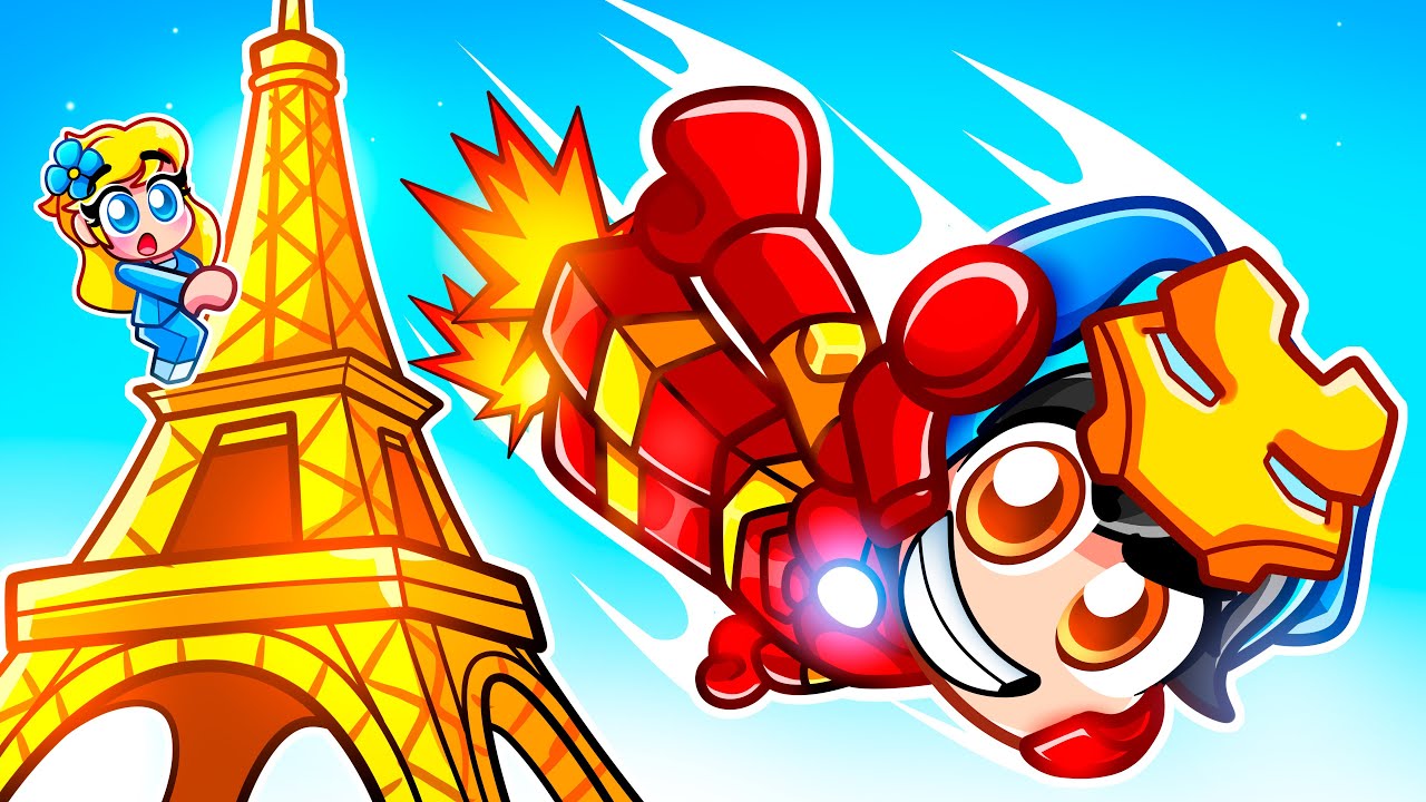 I Became IRON MAN In CLIMB AND JUMP SIMULATOR! (Roblox)