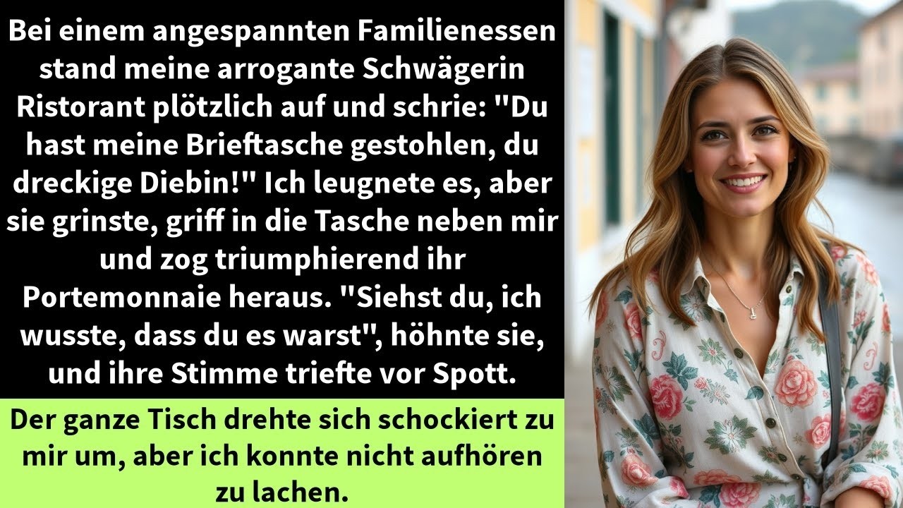 Bei einem angespannten Familienessen stand meine arrogante Schwägerin Ristorant plötzlich auf und