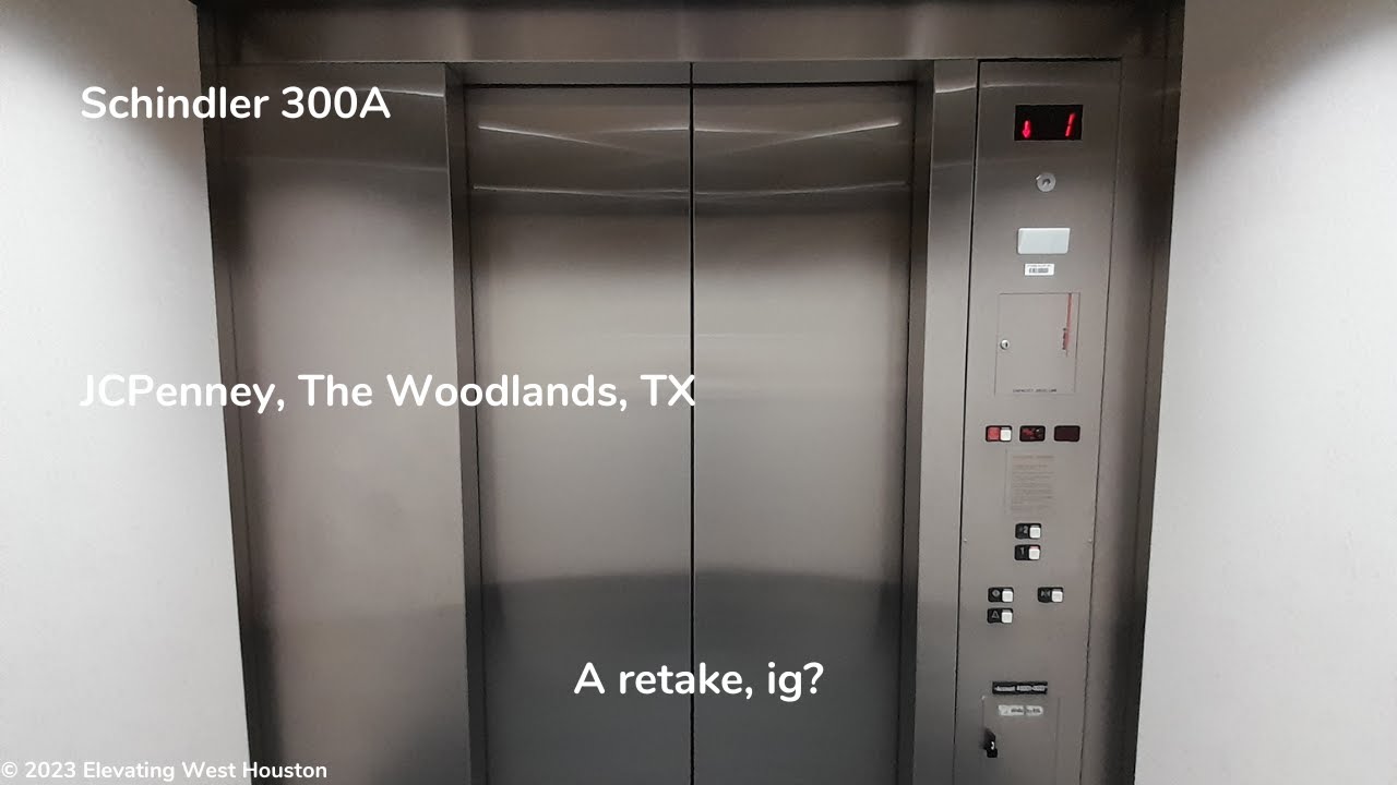 [R] Schindler 300A Hydraulic Elevator | JCPenney | The Woodlands Mall | The Woodlands, TX