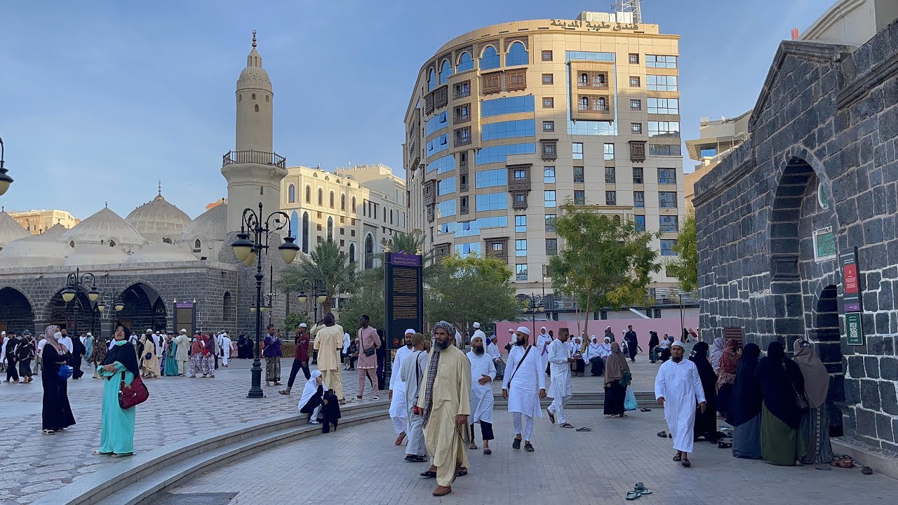 منطقة المصليات امس المسجد النبوي الشريف المدينة المنورة الحرمين الشريفين السعودية