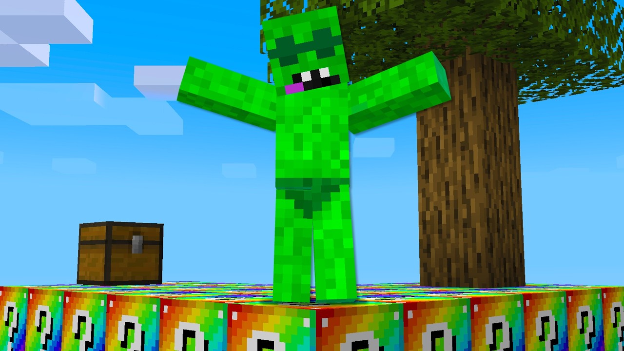 Supreme Lucky Block Skyblock в Minecraft