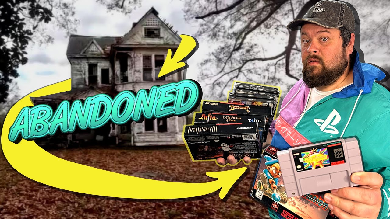 I Can't Believe What Video Games Were In This ABANDONED HOUSE!