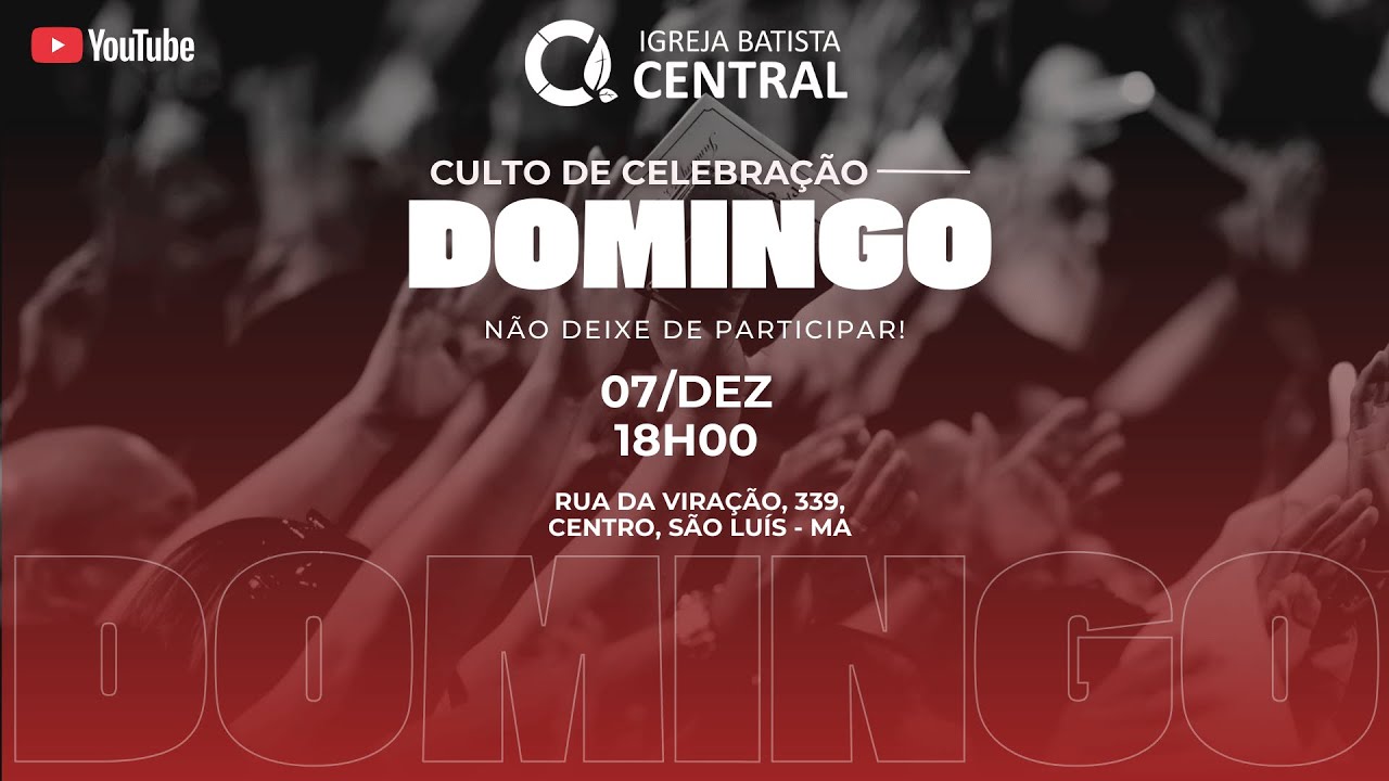 CULTO DE CELEBRAÇÃO | PR MARCELO MONTEIRO | 07/12/2025