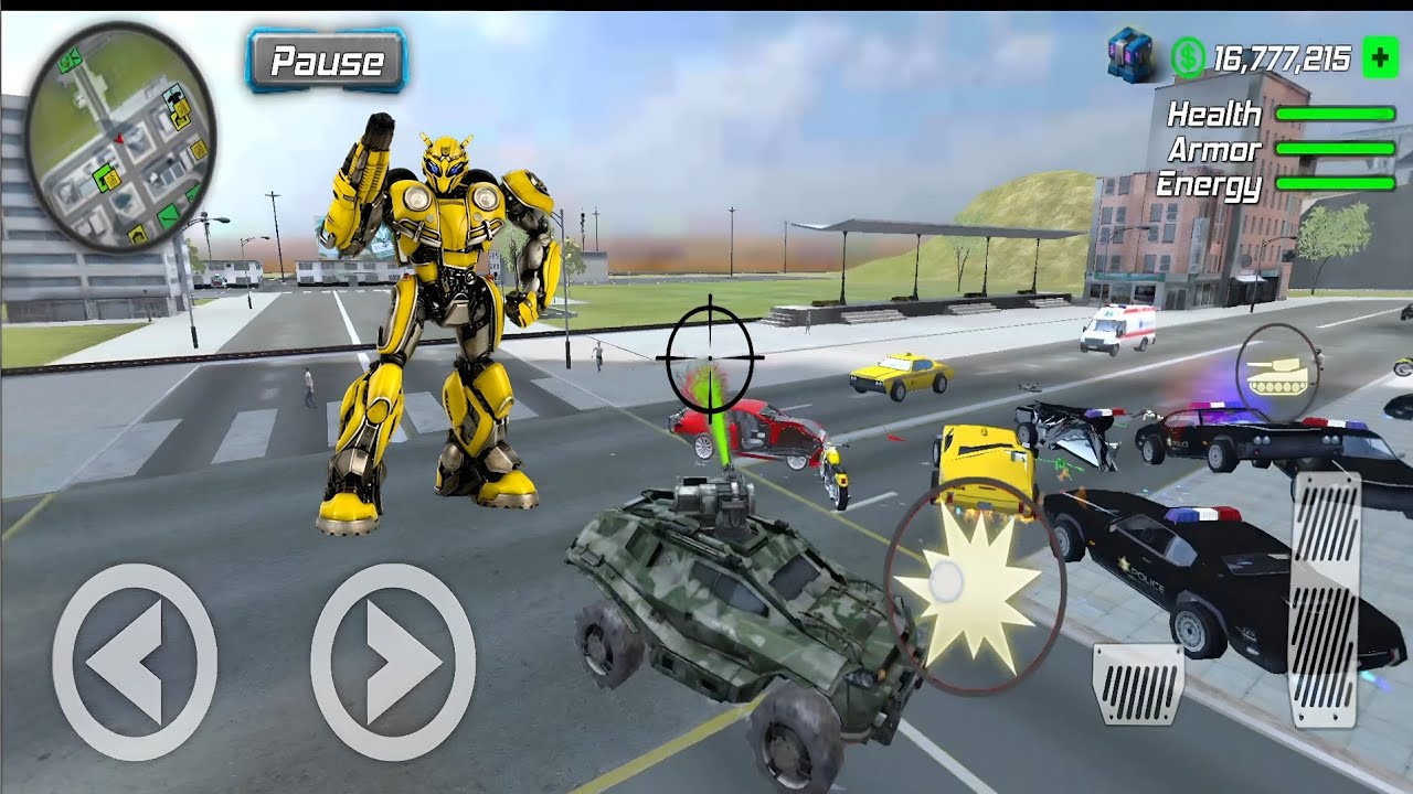 Rope Black Hole Hero | City Mayhem Hummer Acid Thrower Police Fight 4K Gaming Android Gameplay #6