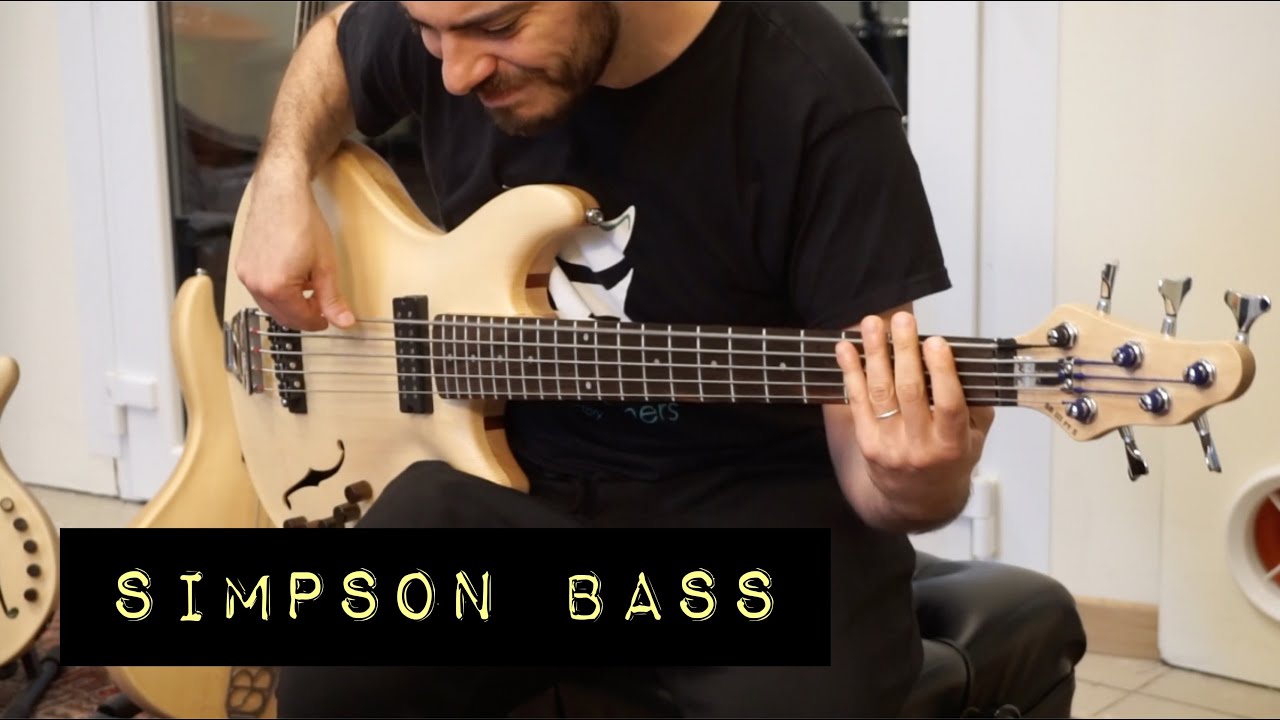 Simpson Bass - Jacopo Ferrazza playing the new semi-electric hybrid SBIII