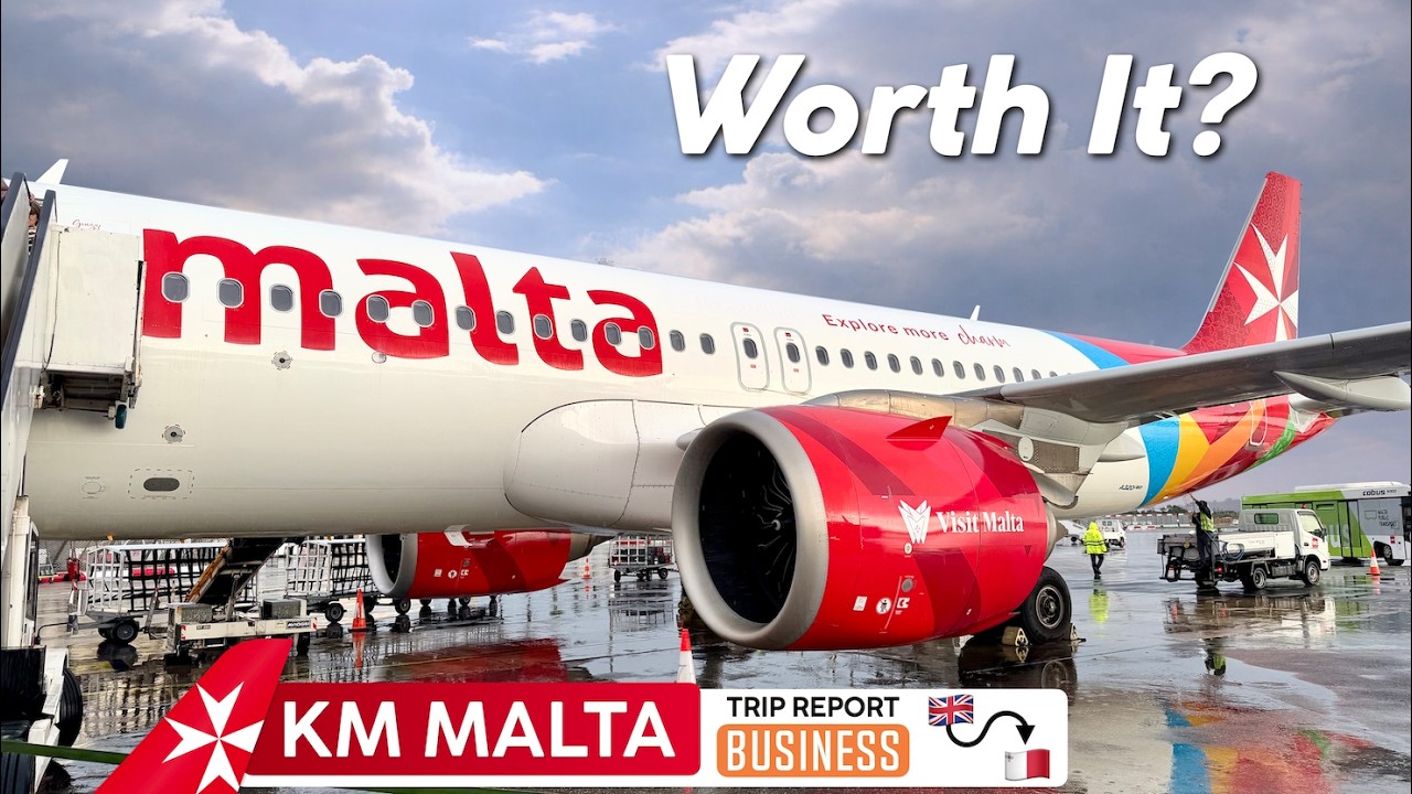 Стоит ли KM MALTA своих денег? ✦ Бизнес-класс на A320neo ✦ Лондон Хитроу &mdash; Мальта @tfft