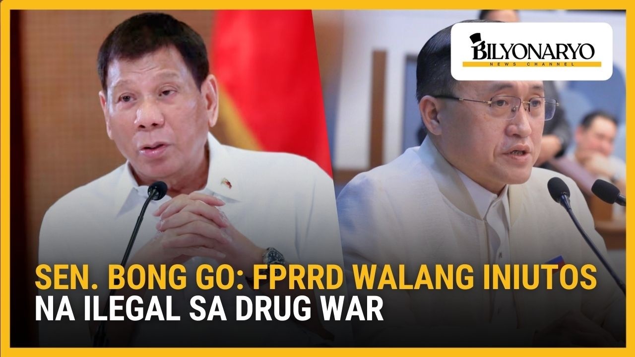 Sen. Bong Go: Former President Rodrigo Duterte walang iniutos na ilegal sa drug war | Agenda