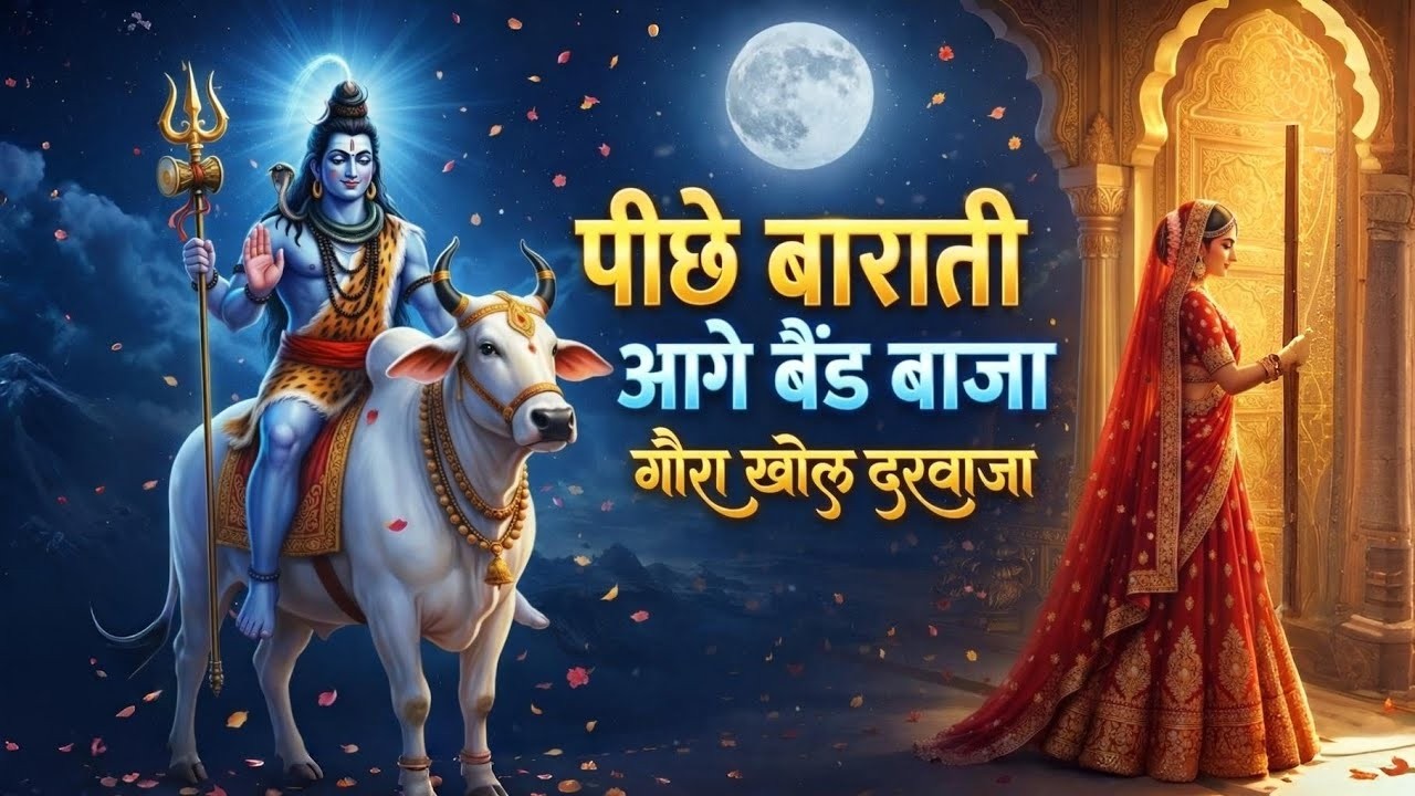 पीछे बाराती आगे बैंड बाजा | गौरा खोल दरवाजा | Shiv Baraat Song 2026 | Maha Shivratri Special Bhajan