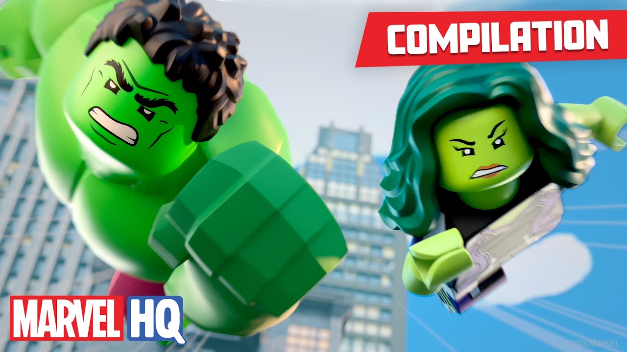 LEGO Hulk Mania 😡👊 | LEGO Marvel Avengers | @MarvelHQ