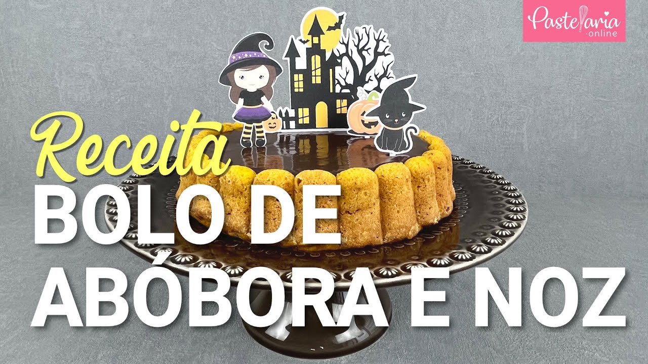 Bolo de Abobora e Noz